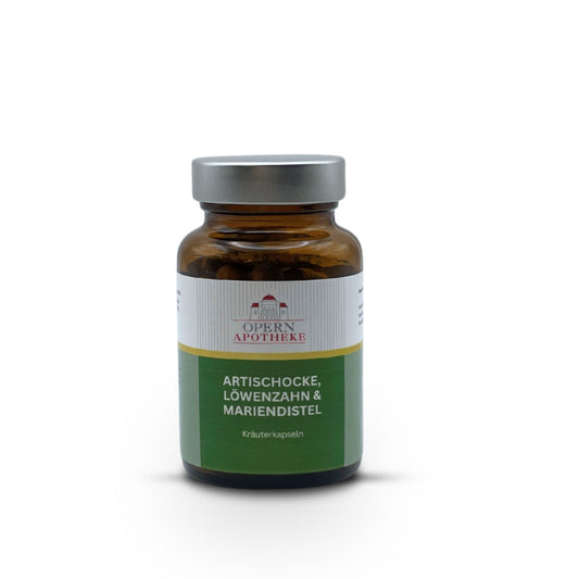 Artischocke, Löwenzahn & Mariendistel Kräuterkapseln